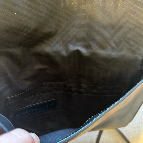 Rebecca Minkoff Black Leather Tassel Crossbody Purse - Picture 6 of 8